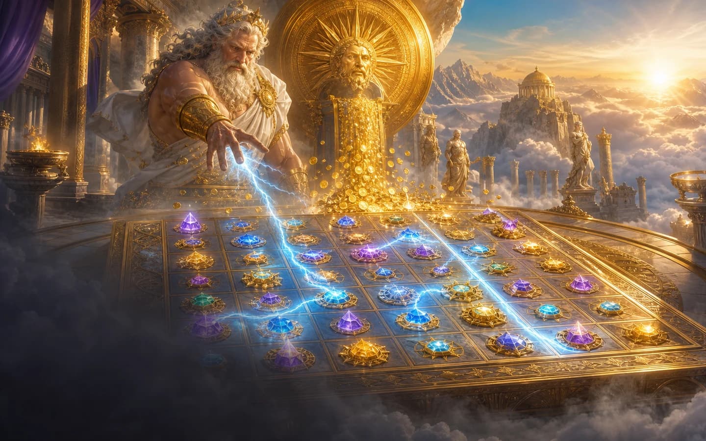 Cuadrícula de clúster Fortune of Olympus